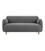 Ghế Sofa Đôi Bọc Vải Pipel Bucle Grafit