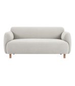 Ghế Sofa Đôi Bọc Vải Pipel Bucle White