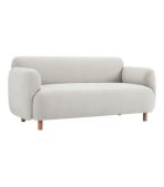 Ghế Sofa Đôi Bọc Vải Pipel Bucle White - Ảnh 3