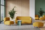 Ghế Sofa Đôi Bọc Vải Pipel Bucle Yellow - Ảnh 10