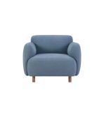 Ghế Sofa Đơn Bọc Vải Pipel-2 Bucle Blue