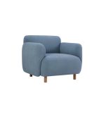 Ghế Sofa Đơn Bọc Vải Pipel-2 Bucle Blue - Ảnh 3