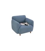 Ghế Sofa Đơn Bọc Vải Pipel-2 Bucle Blue - Ảnh 7