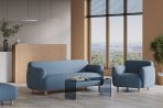 Ghế Sofa Đơn Bọc Vải Pipel-2 Bucle Blue - Ảnh 10