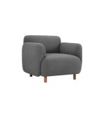 Ghế Sofa Đơn Bọc Vải Pipel-2 Bucle Grafit - Ảnh 3