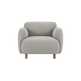 Ghế Sofa Đơn Bọc Vải Pipel-2 Bucle Smoke