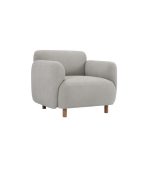 Ghế Sofa Đơn Bọc Vải Pipel-2 Bucle Smoke - Ảnh 5