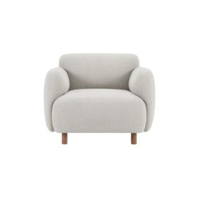 Ghế Sofa Đơn Bọc Vải Pipel-2 Bucle White