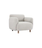 Ghế Sofa Đơn Bọc Vải Pipel-2 Bucle White - Ảnh 3