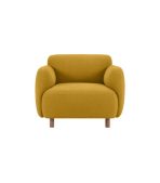Ghế Sofa Đơn Bọc Vải Pipel-2 Bucle Yellow