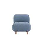 Ghế Sofa Đơn Bọc Vải Pipel Bucle Blue