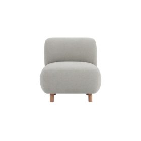 Ghế Sofa Đơn Bọc Vải Pipel Bucle Smoke