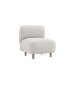 Ghế Sofa Đơn Bọc Vải Pipel Bucle White - Ảnh 2