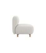 Ghế Sofa Đơn Bọc Vải Pipel Bucle White - Ảnh 6