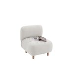 Ghế Sofa Đơn Bọc Vải Pipel Bucle White - Ảnh 9
