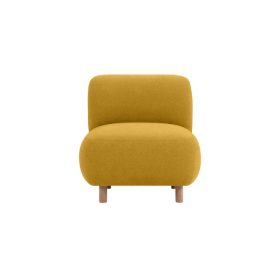 Ghế Sofa Đơn Bọc Vải Pipel Bucle Yellow