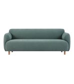 Ghế Sofa Thẳng Bọc Vải Pipel-3 Bucle Forest