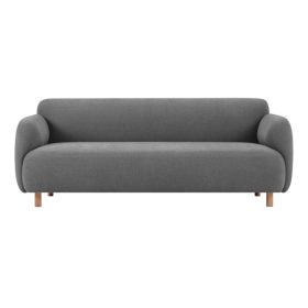 Ghế Sofa Thẳng Bọc Vải Pipel-3 Bucle Grafit