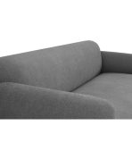 Ghế Sofa Thẳng Bọc Vải Pipel-3 Bucle Grafit - Ảnh 4