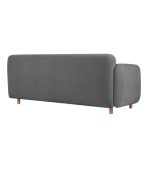 Ghế Sofa Thẳng Bọc Vải Pipel-3 Bucle Grafit - Ảnh 7