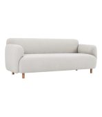 Ghế Sofa Thẳng Bọc Vải Pipel-3 Bucle White - Ảnh 3