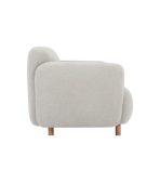 Ghế Sofa Thẳng Bọc Vải Pipel-3 Bucle White - Ảnh 6