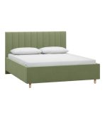 Giường Adele Nhung 140 Olive