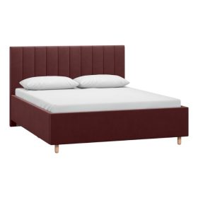Giường Adele Nhung 180 Marsala