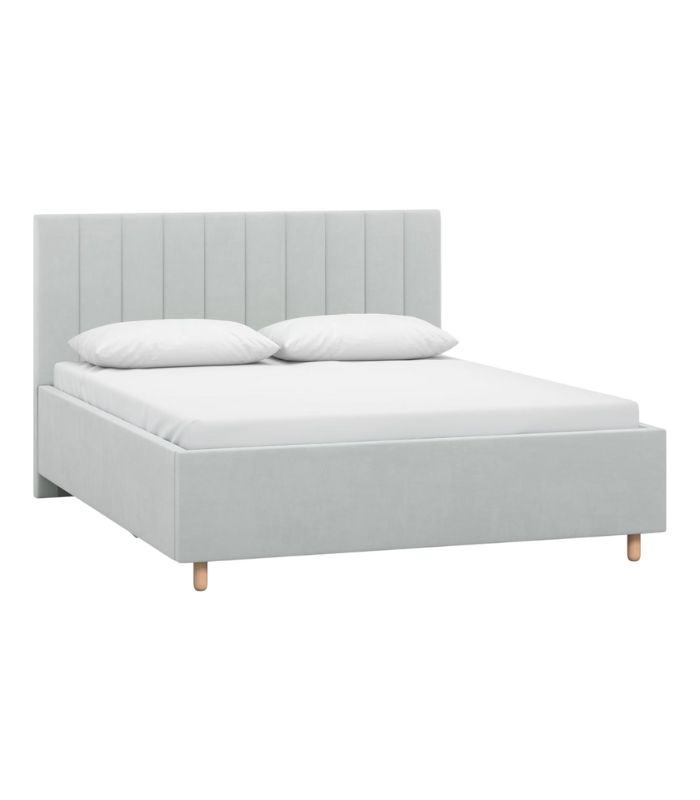 Giuong- Adele- nhung-180-silver- (2) Giường Adele Nhung 180 Silver - Ảnh 1