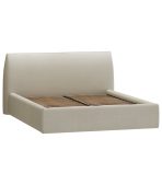 Giường Agami Vải Dệt 160 Be Latte - Ảnh 4