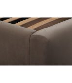 Giường Agami Nhung 160 Lanza Latte - Ảnh 7