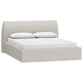 Giường Agami Nhung 160 Lanza Smoke