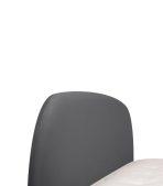 Giường Berta 140 Velvet Gray - Ảnh 12