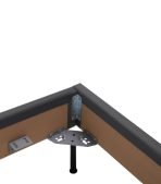 Giường Berta 140 Velvet Gray - Ảnh 10