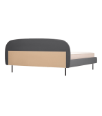 Giường Berta 180 Velvet Gray - Ảnh 16