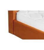 Giường Ebi-Floor Nhung 160 Cam Ginger - Ảnh 8