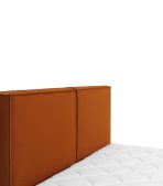 Giường Ebi-Floor Nhung 160 Cam Ginger - Ảnh 4