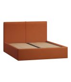 Giường Ebi-Floor Nhung 160 Cam Ginger - Ảnh 6