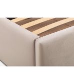 Giường Ebi-Floor Nhung 160 Be Nhạt - Ảnh 9