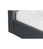 Giường Ebi-Floor Nhung 160 Xám Graphite - Ảnh 11