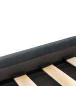 Giường Ebi-Floor Nhung 160 Xám Graphite - Ảnh 13