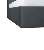 Giường Ebi-Floor Nhung 160 Xám Graphite - Ảnh 5