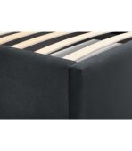 Giường Ebi-Floor Nhung 160 Xám Graphite - Ảnh 10