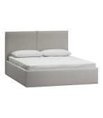 Giường Ebi-Floor Nhung 160 Xám Silver