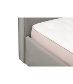 Giường Ebi-Floor Nhung 160 Xám Silver - Ảnh 10