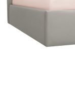 Giường Ebi-Floor Nhung 160 Xám Silver - Ảnh 5