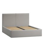 Giường Ebi-Floor Nhung 160 Xám Silver - Ảnh 6