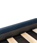 Giường Ebi-Floor Nhung 160 Xanh Navy - Ảnh 13