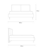 Giường Ebi Nhung 140 Vàng - Ảnh 7