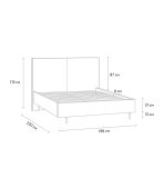 Giường Ebi Nhung 180 Vàng - Ảnh 6